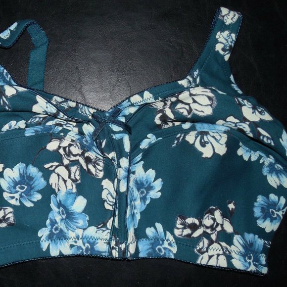 New Womens Wire Free Soft Cotton Floral Size 36G - Picture 7 of 8